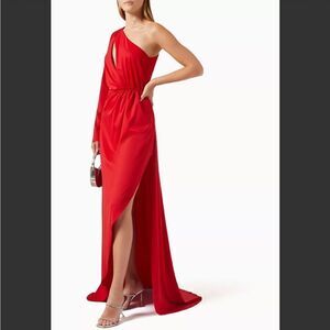 YAURA
Salewa red dress One-shoulder Maxi Gown in Viscose🤎